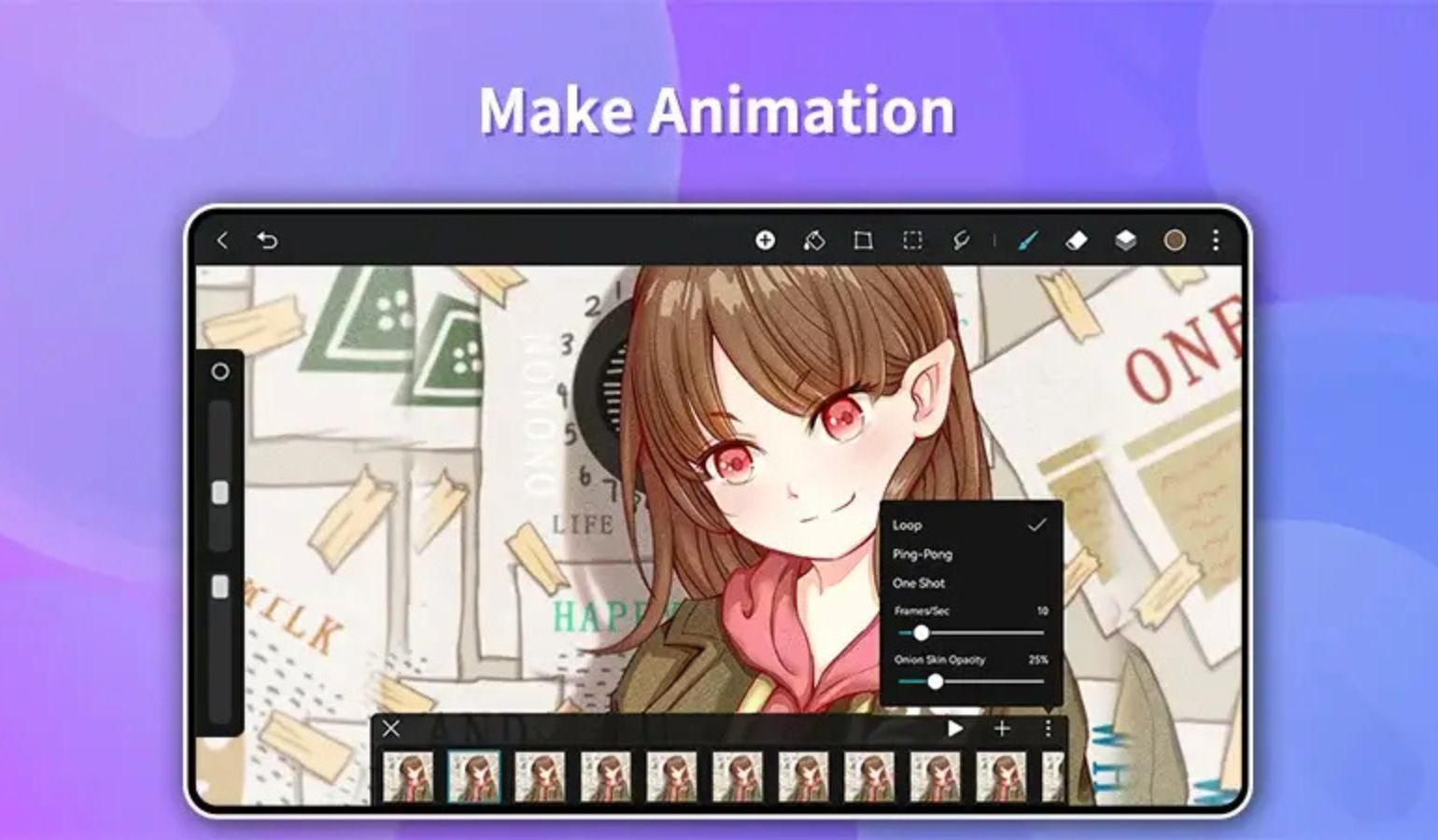 hipaint drawing tutorial