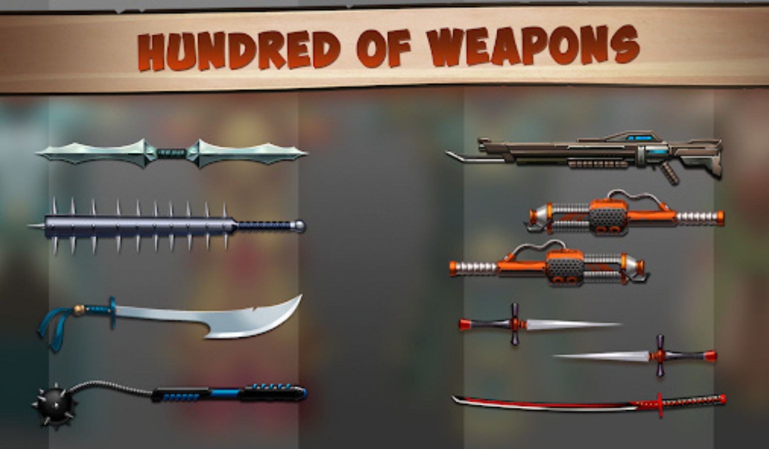shadow fight unlimited weapons