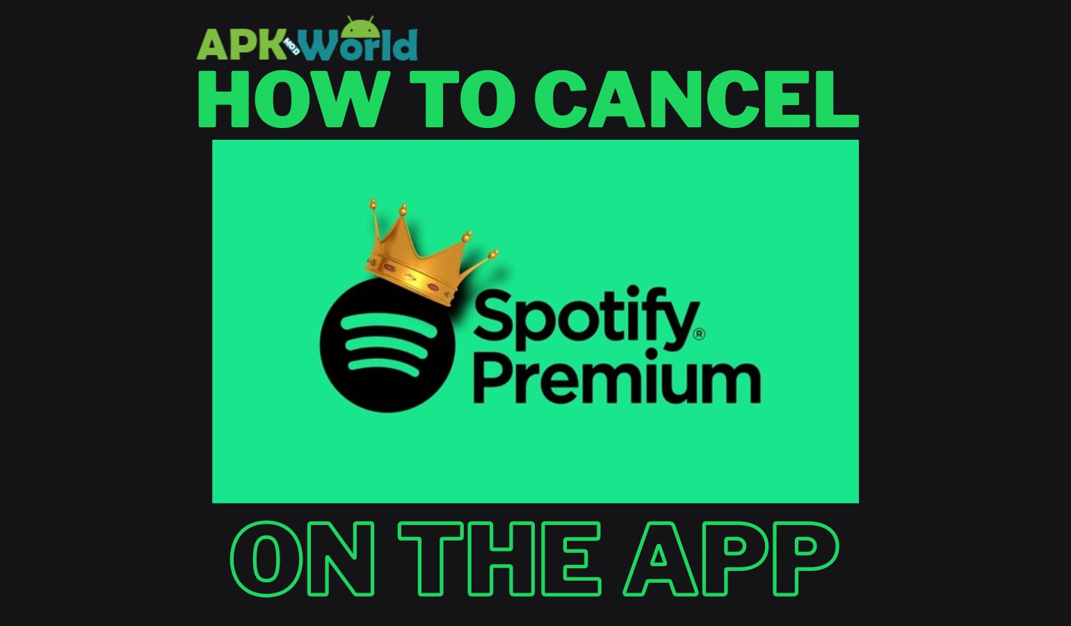 How to Cancel Spotify Premium on the App
